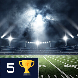 American Football world cups won 5 times in one session ! icon