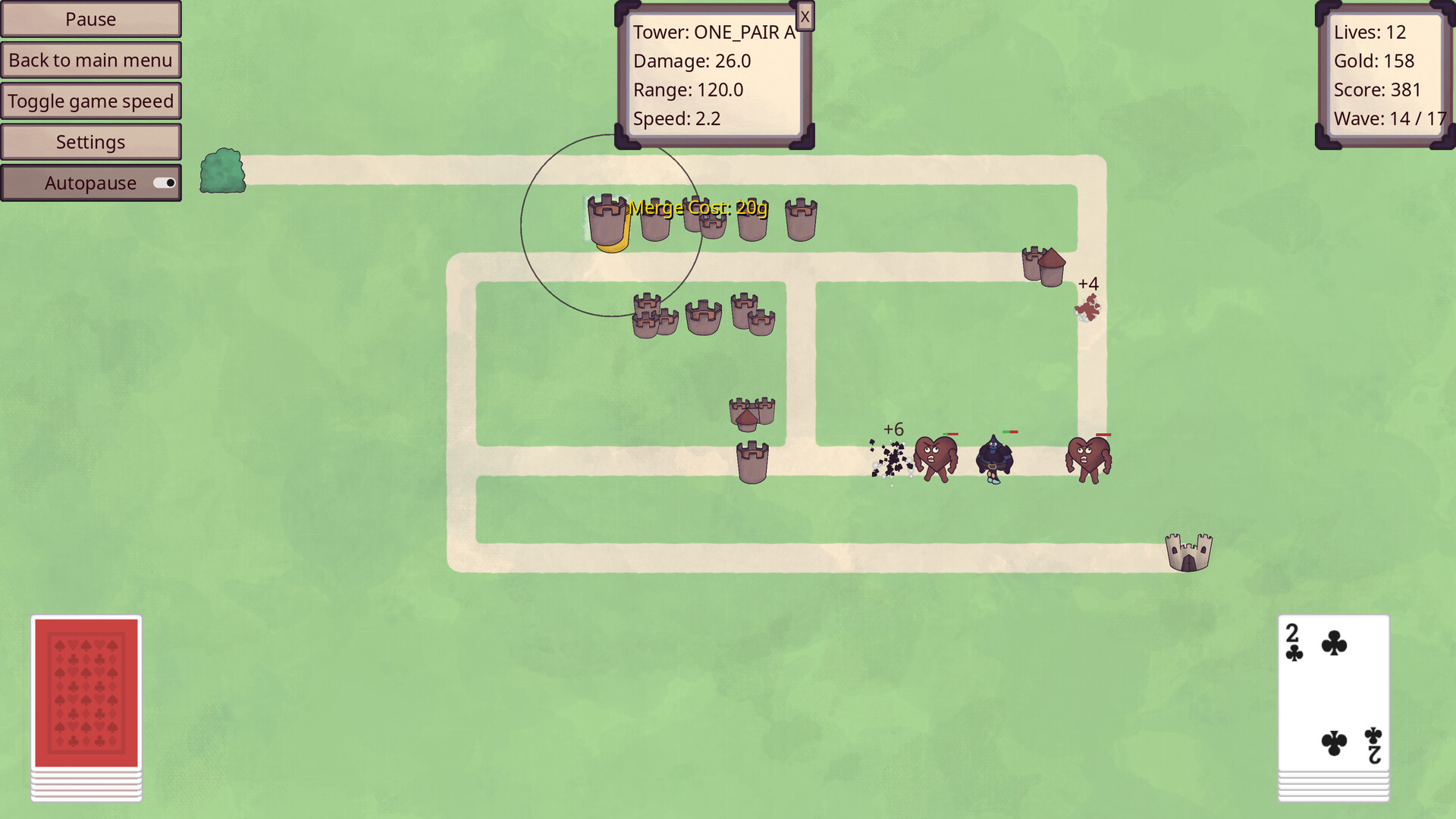 Royal Flush Defense Screenshot 2