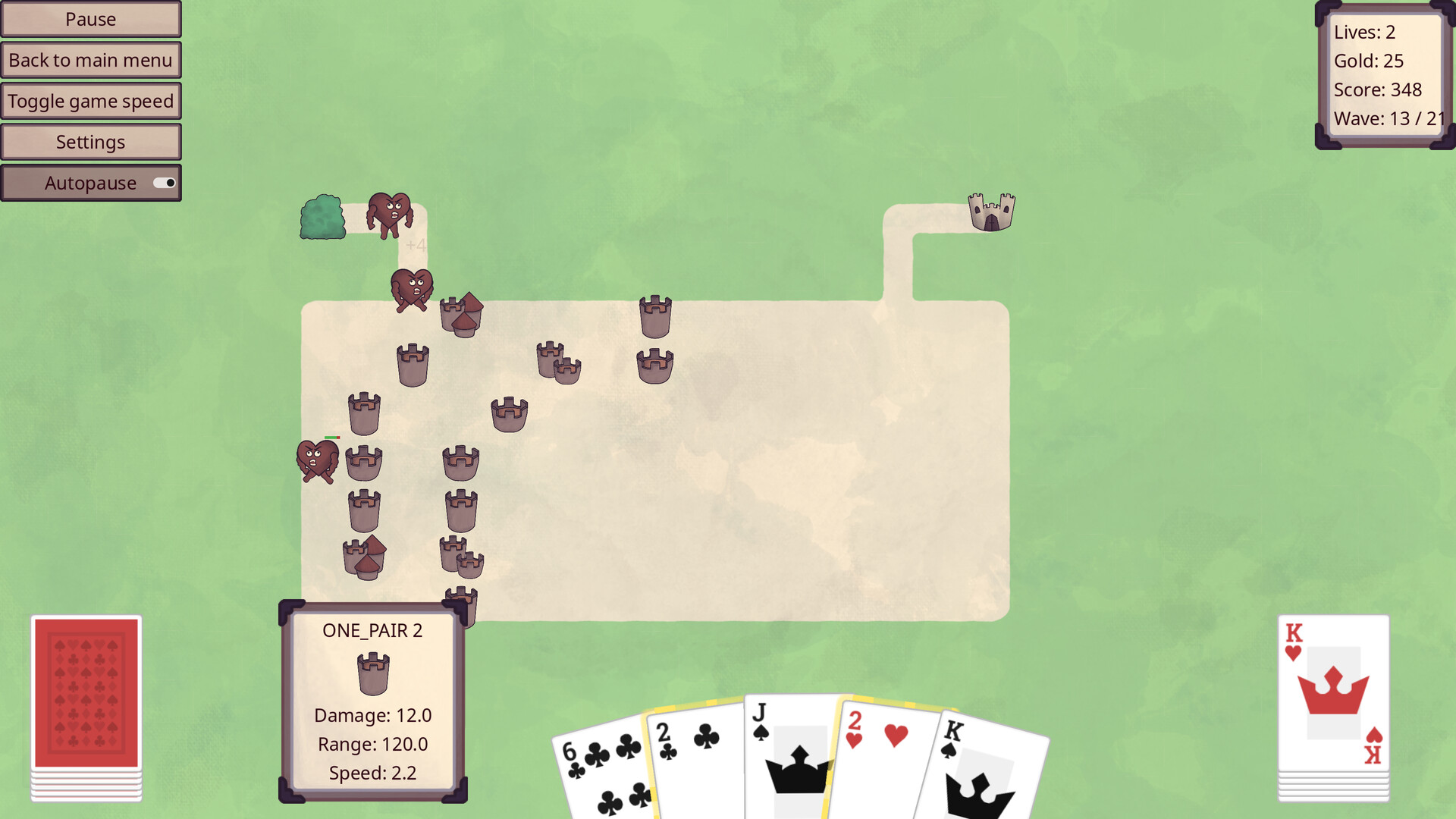 Royal Flush Defense Screenshot 3