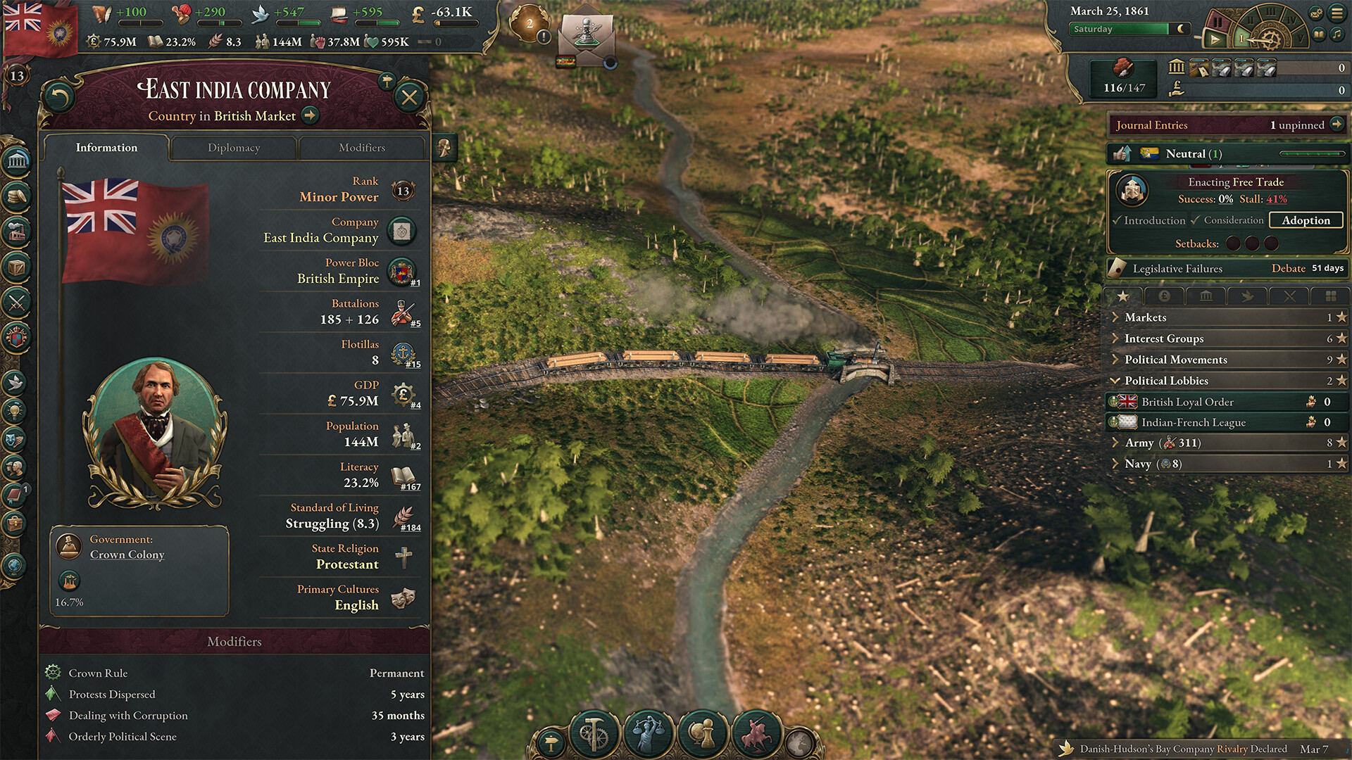 Victoria 3: Charters of Commerce - Mechanics Pack Screenshot 3