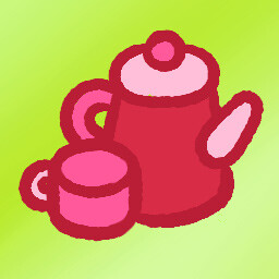 The 5 o'clock tea icon