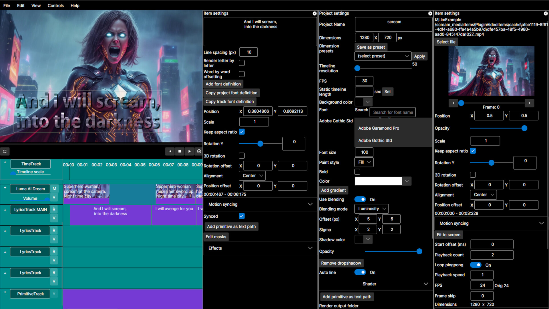 Lyric Video Studio Screenshot 4