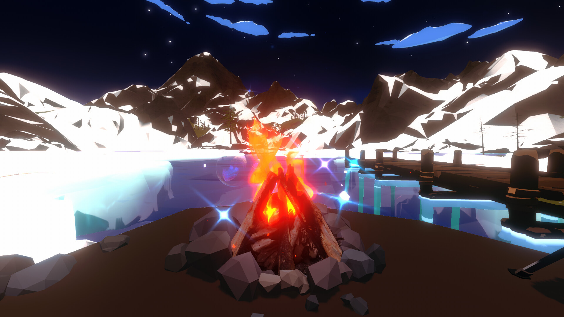 Campfire with Cat - Supporter Pack Screenshot 1