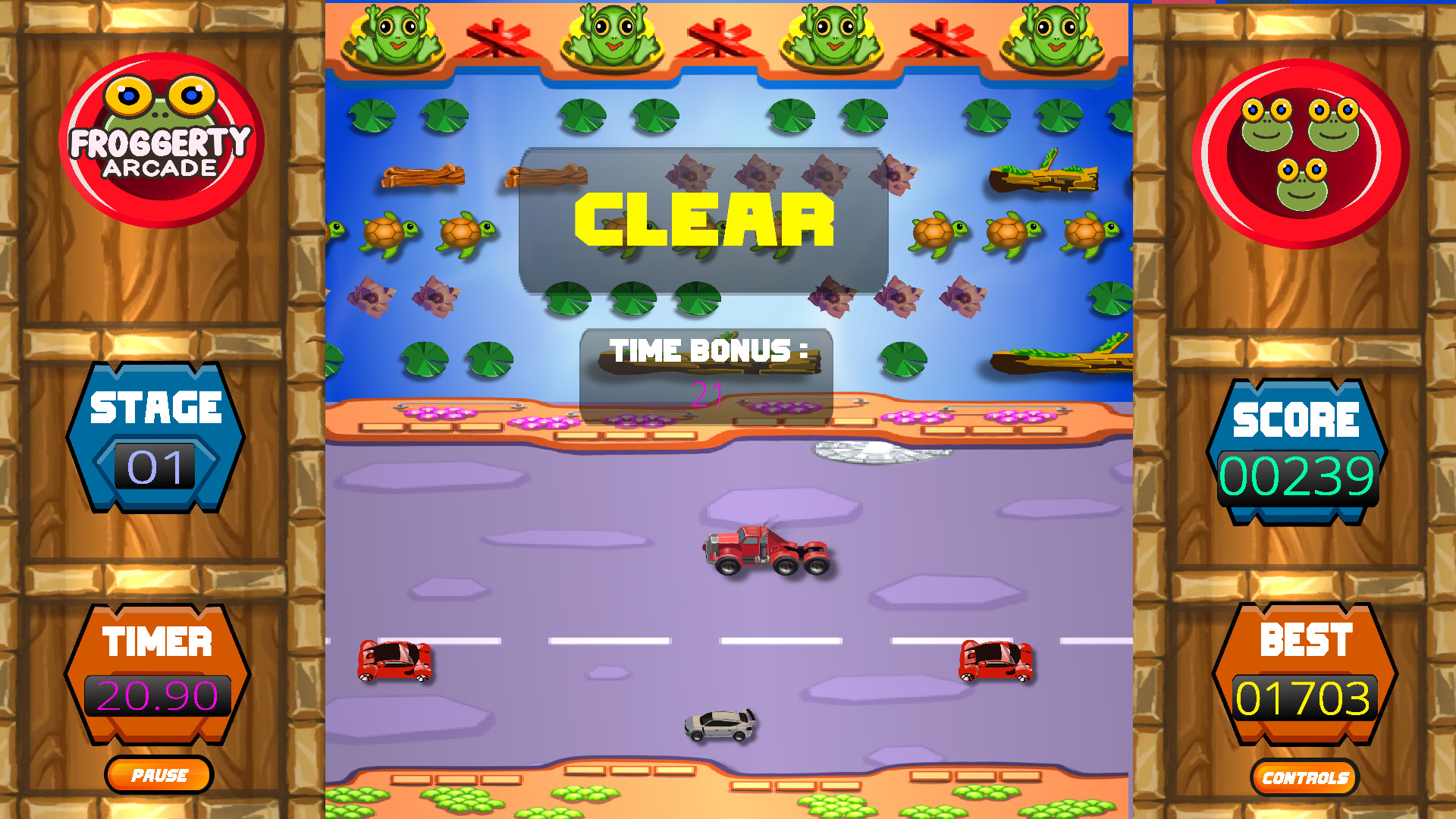 Froggerty Arcade (Triple Game Pack) Screenshot 8