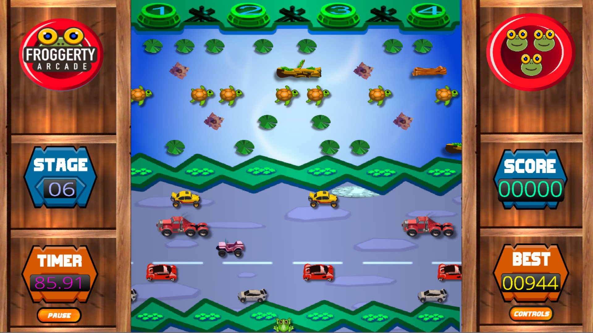 Froggerty Arcade (Triple Game Pack) Screenshot 1