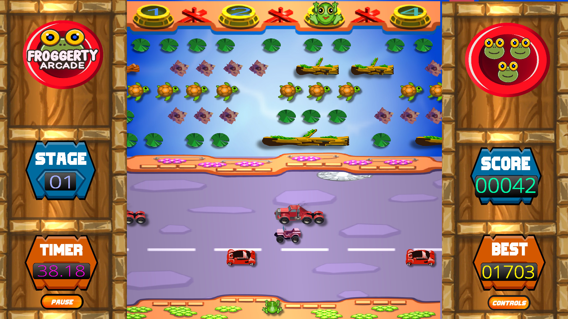Froggerty Arcade (Triple Game Pack) Screenshot 7