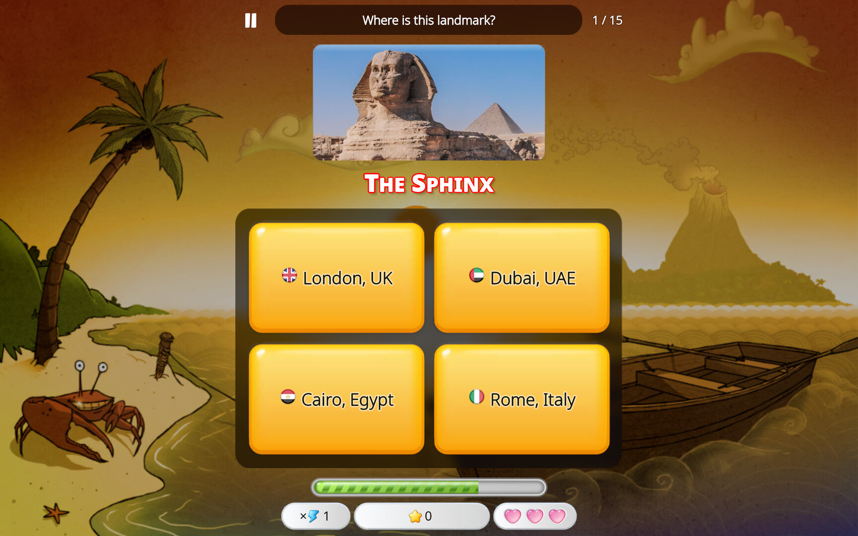 World Capitals Quizzer Screenshot 3