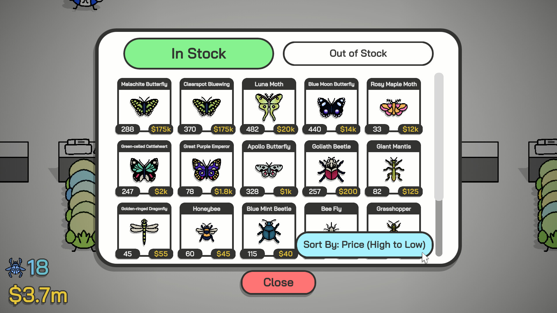 Budgie's Bug Shop Demo Screenshot 7