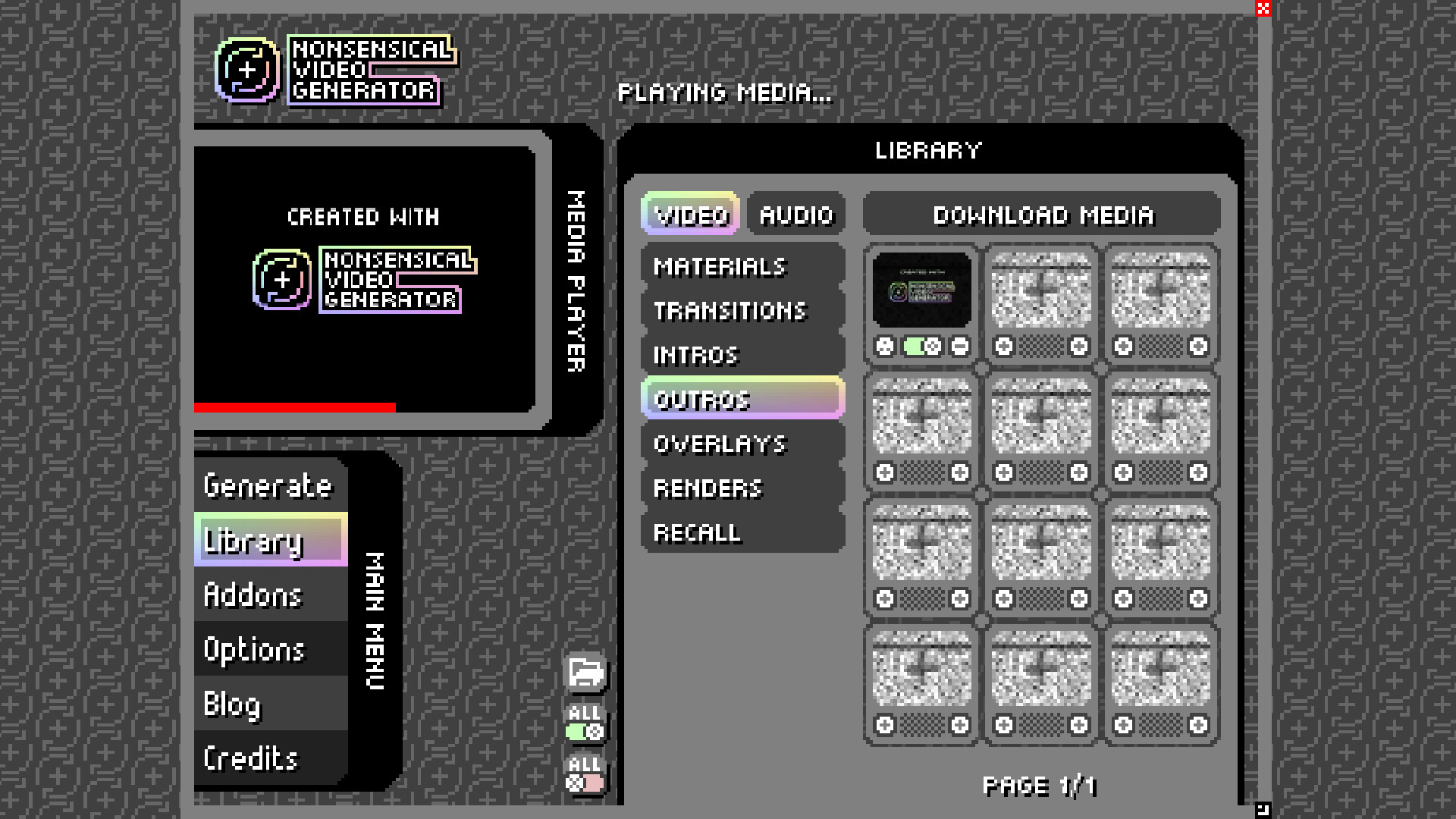 Nonsensical Video Generator Screenshot 1