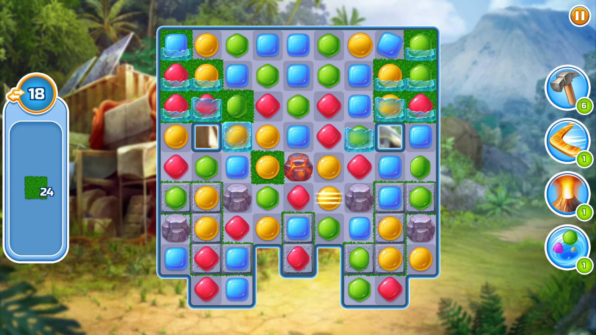 Survivors: Match-3 Island Adventure Screenshot 0