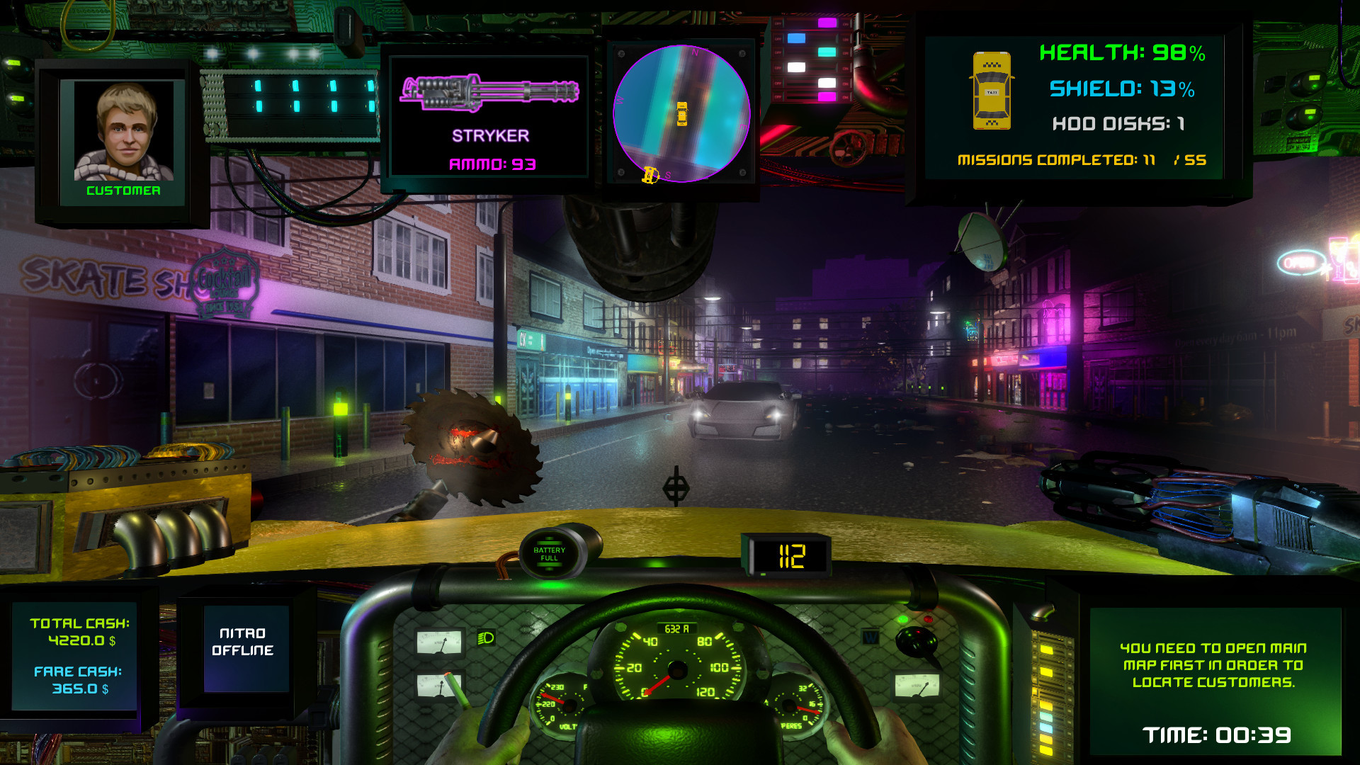 CyberTaxi Screenshot 2