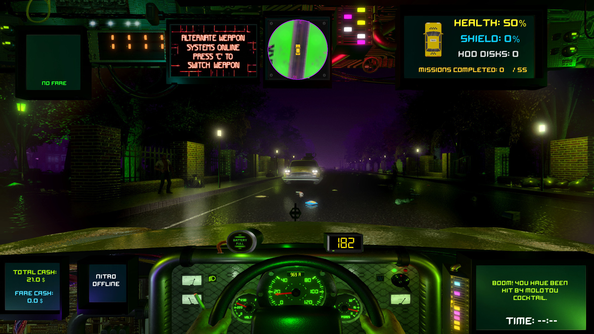 CyberTaxi Screenshot 0