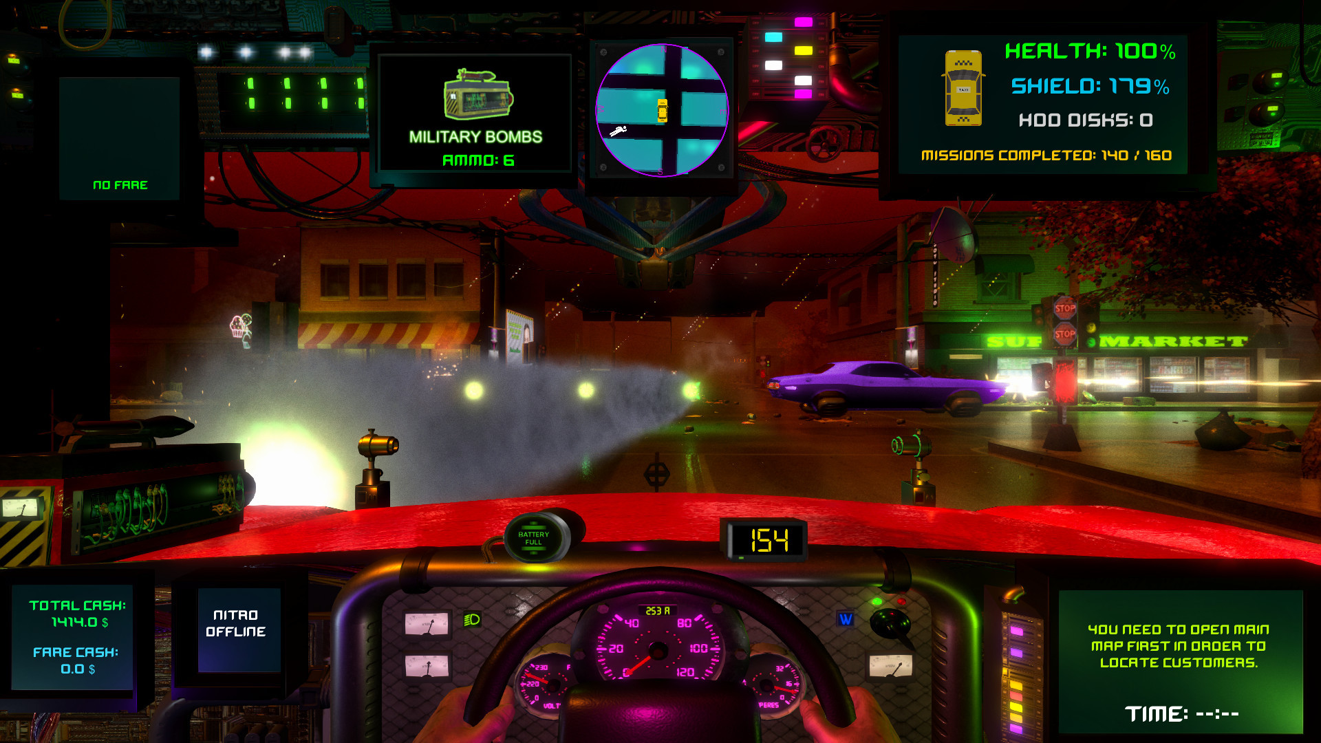 CyberTaxi Screenshot 1