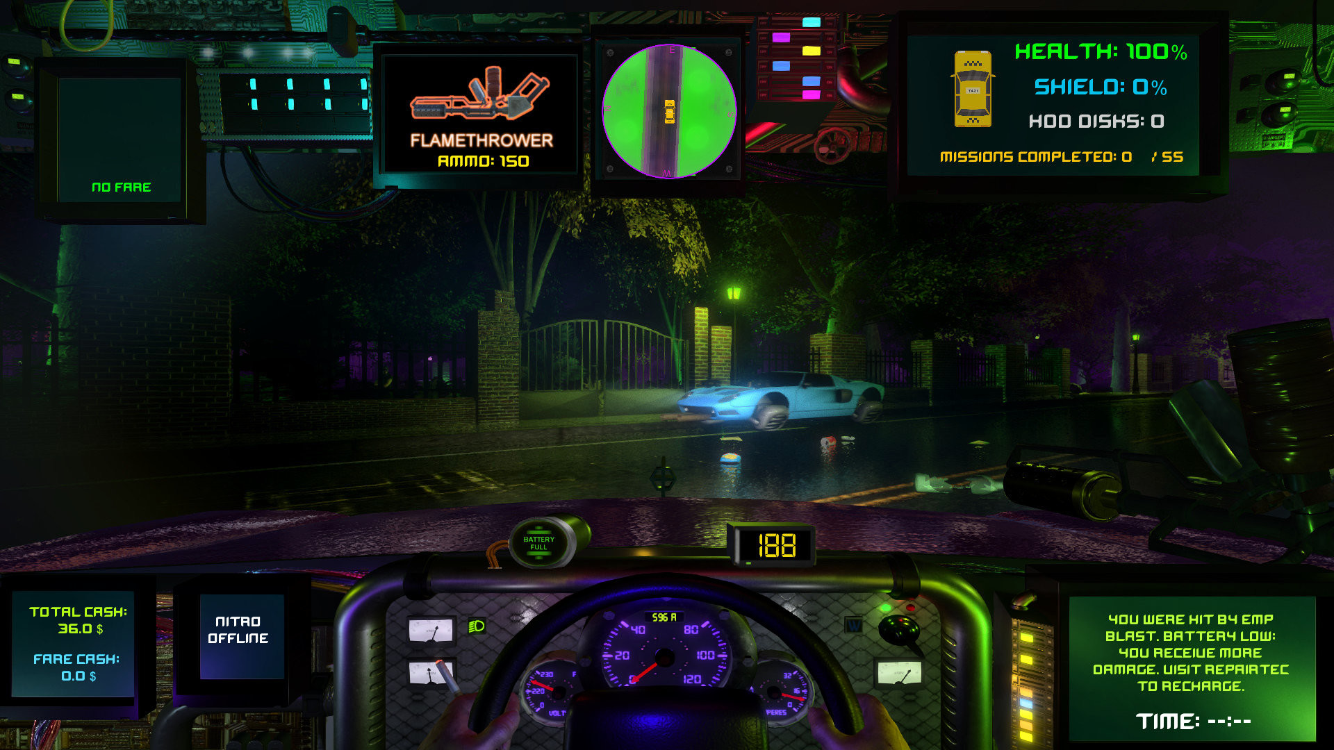 CyberTaxi Screenshot 4