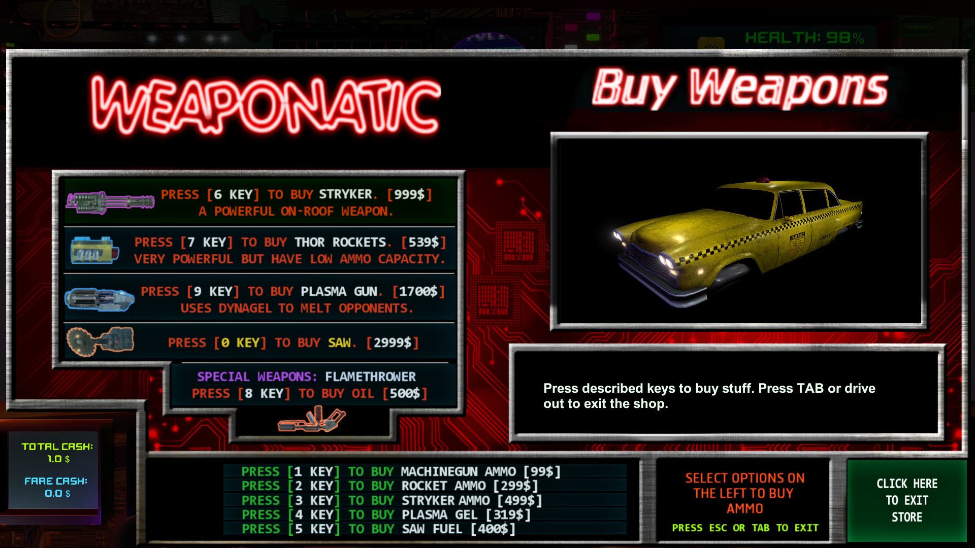 CyberTaxi Screenshot 11