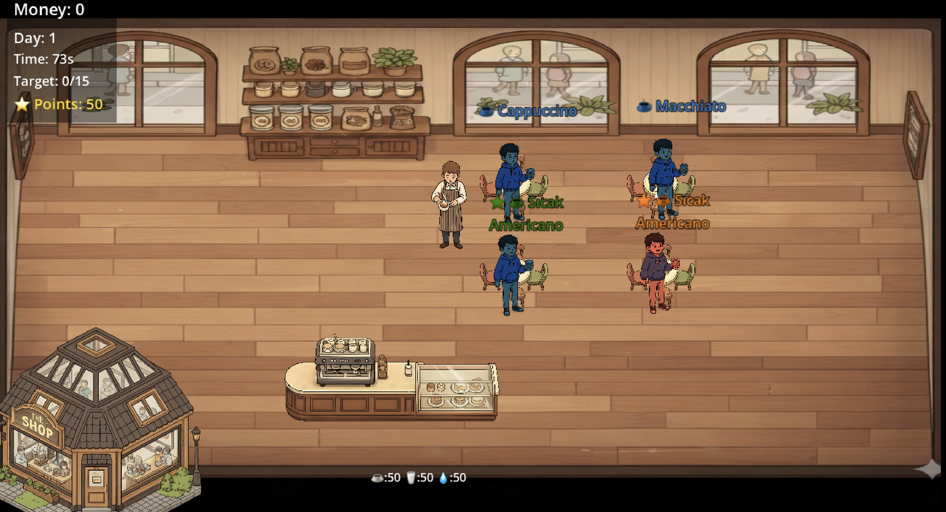 Coffee Shop: Daily Shift Screenshot 1