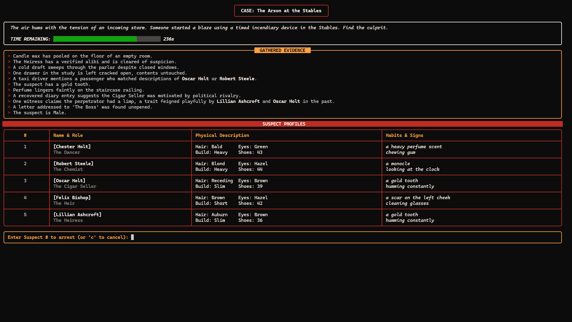 Micro Mystery Investigator: Noir Edition Screenshot 5