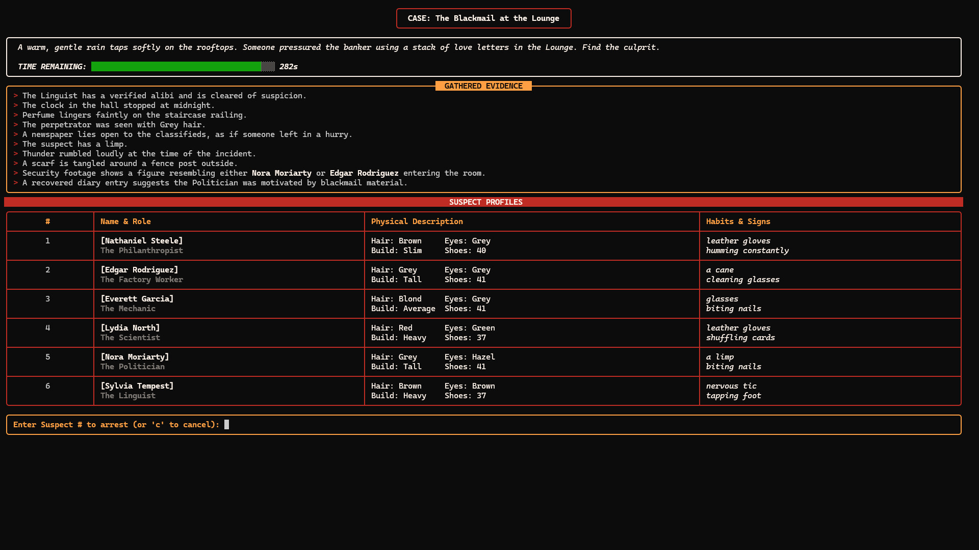 Micro Mystery Investigator: Noir Edition Screenshot 7