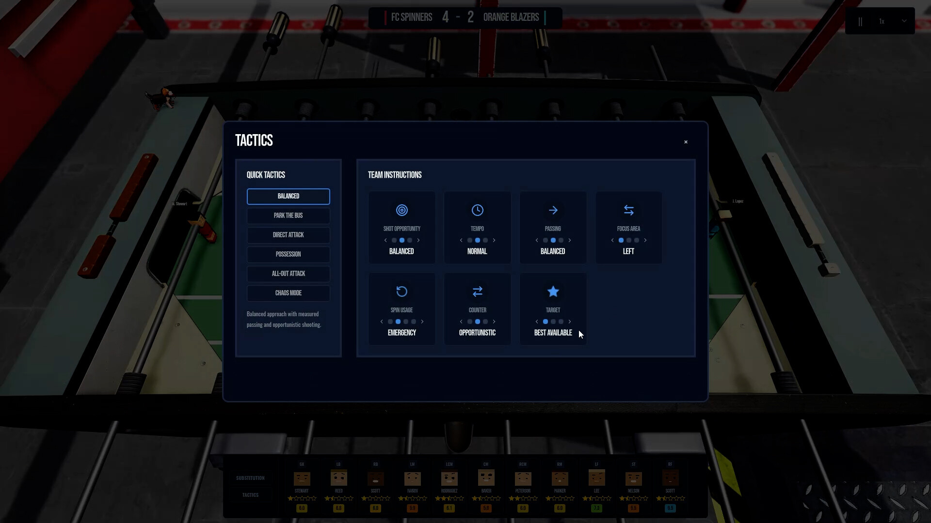 Foosball Manager Screenshot 4