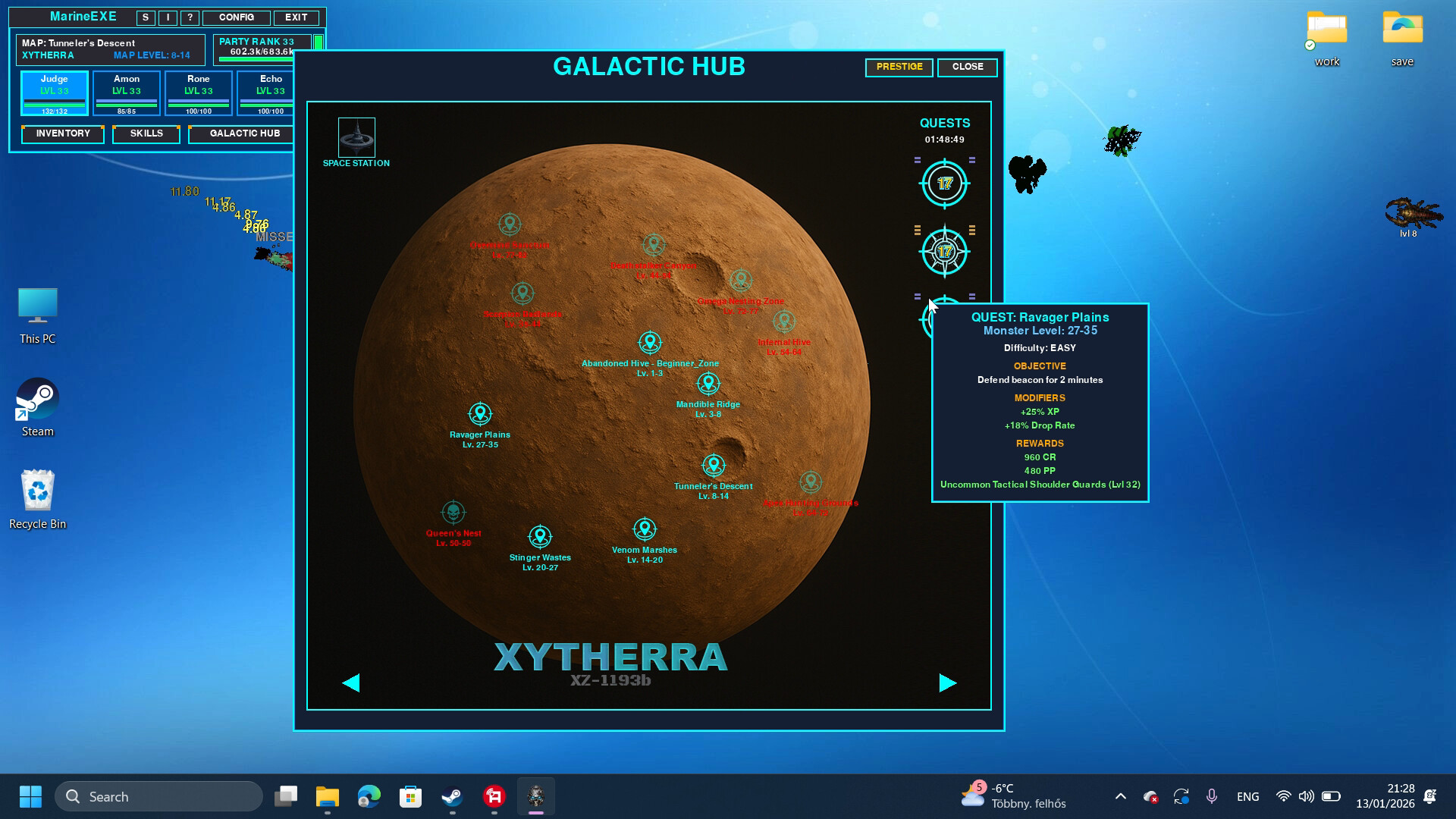 MARINE.EXE - Desktop RPG Screenshot 9