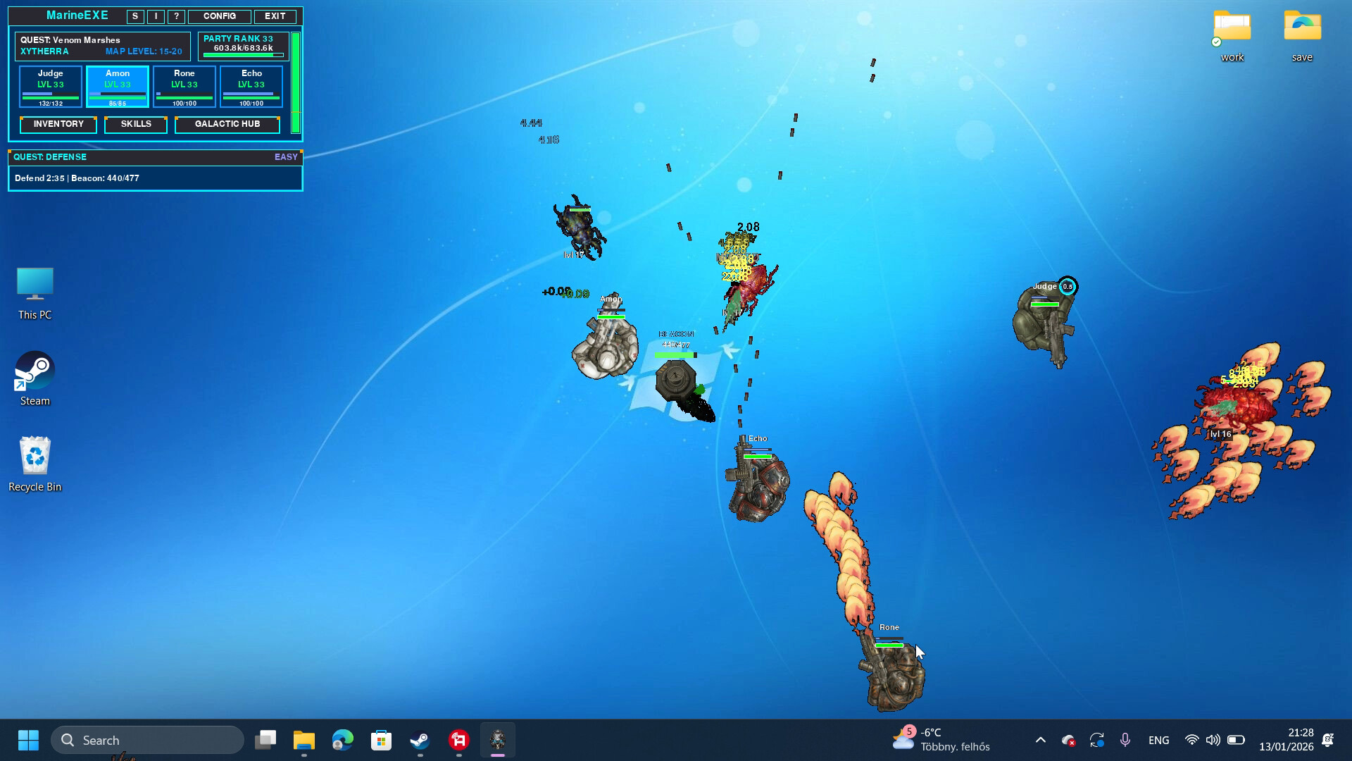 MARINE.EXE - Desktop RPG Screenshot 8