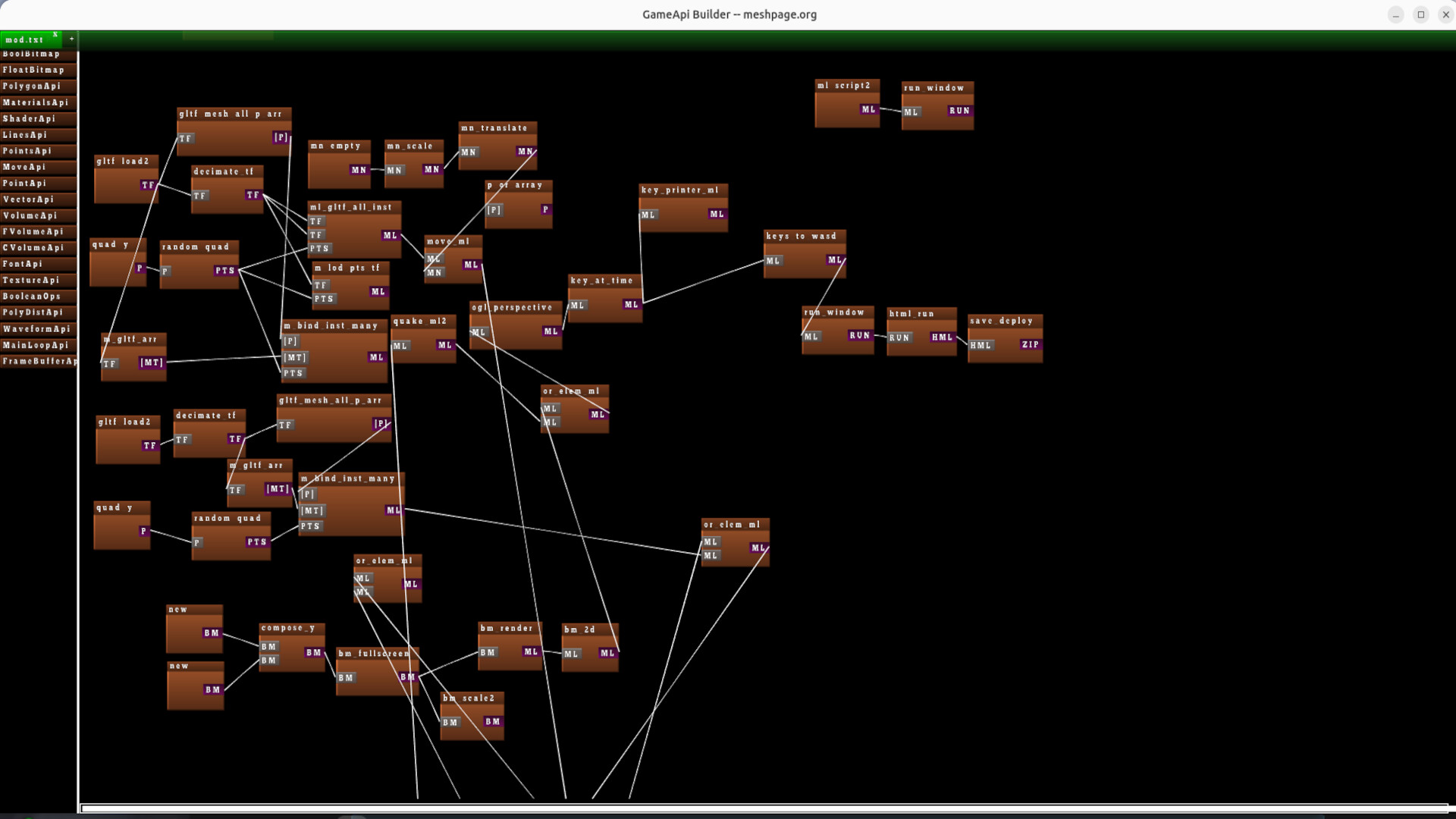 GameApi Builder Screenshot 4