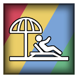 Twisting by the pool icon