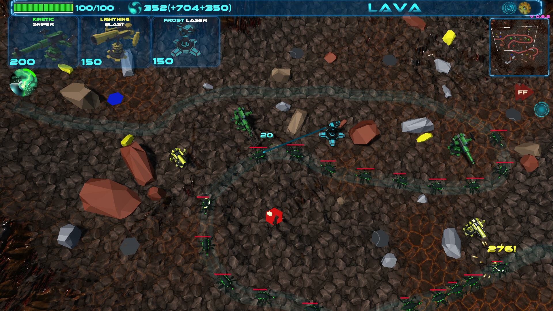 Xenocrystal TD Screenshot 1