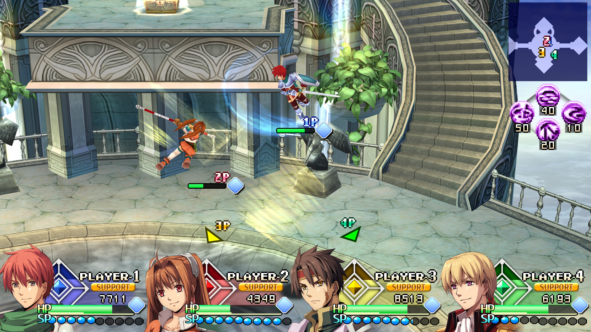 Ys vs. Trails in the Sky: Alternative Saga Screenshot 0
