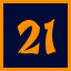 Level 21 icon