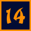 Level 14 icon