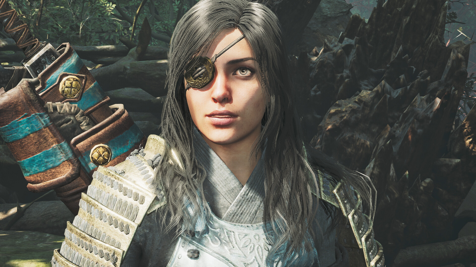 Monster Hunter Wilds - Hunter Layered Armor: Fencer's Eyepatch Screenshot 2
