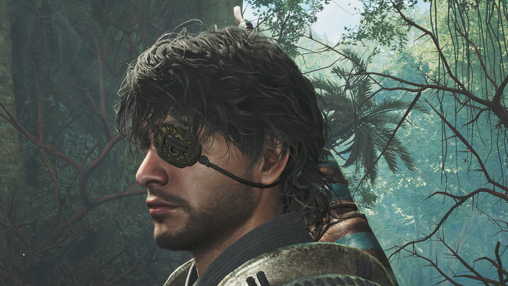 Monster Hunter Wilds - Hunter Layered Armor: Fencer's Eyepatch Screenshot 1