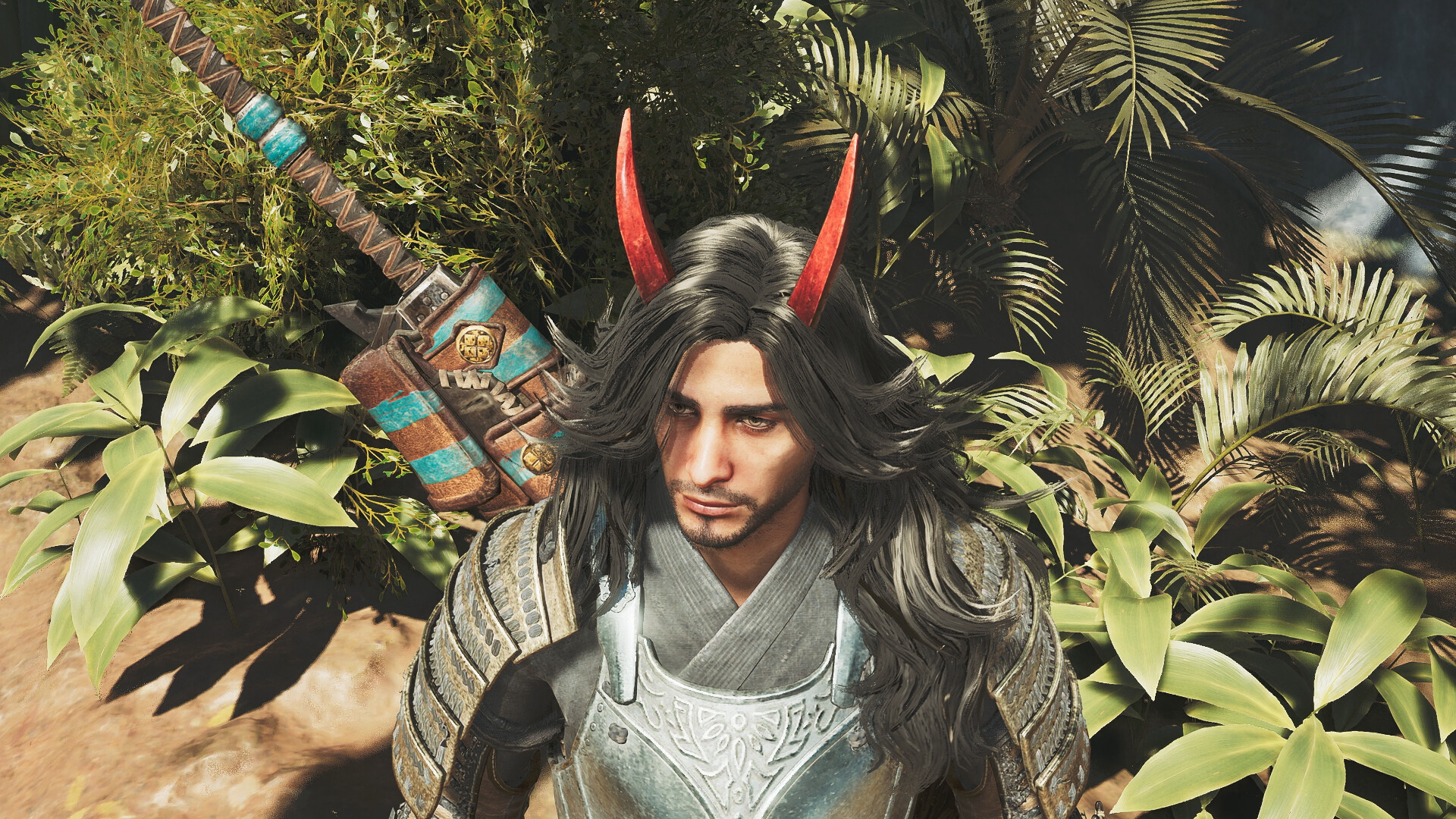 Monster Hunter Wilds - Hunter Layered Armor: Oni Horns Wig Screenshot 2