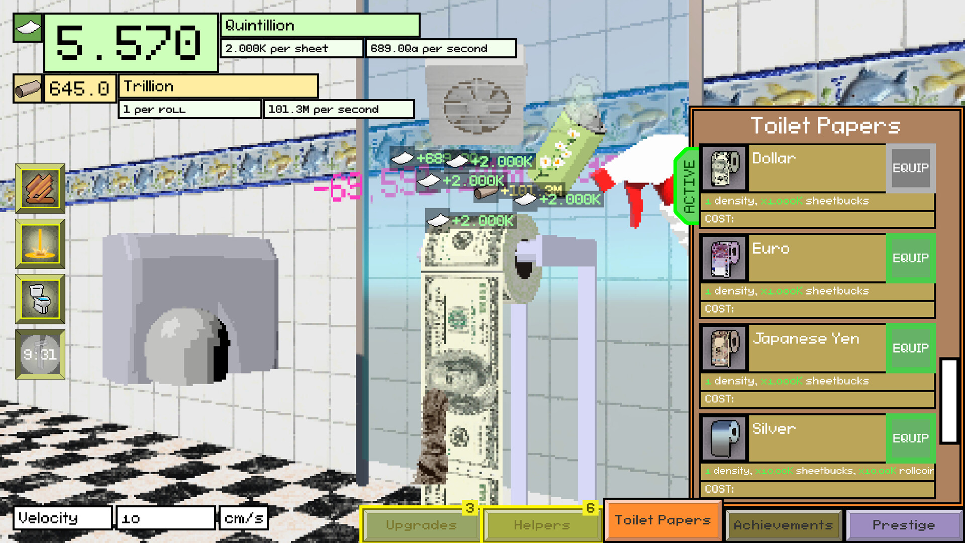 Toilet Paper Idle Screenshot 1