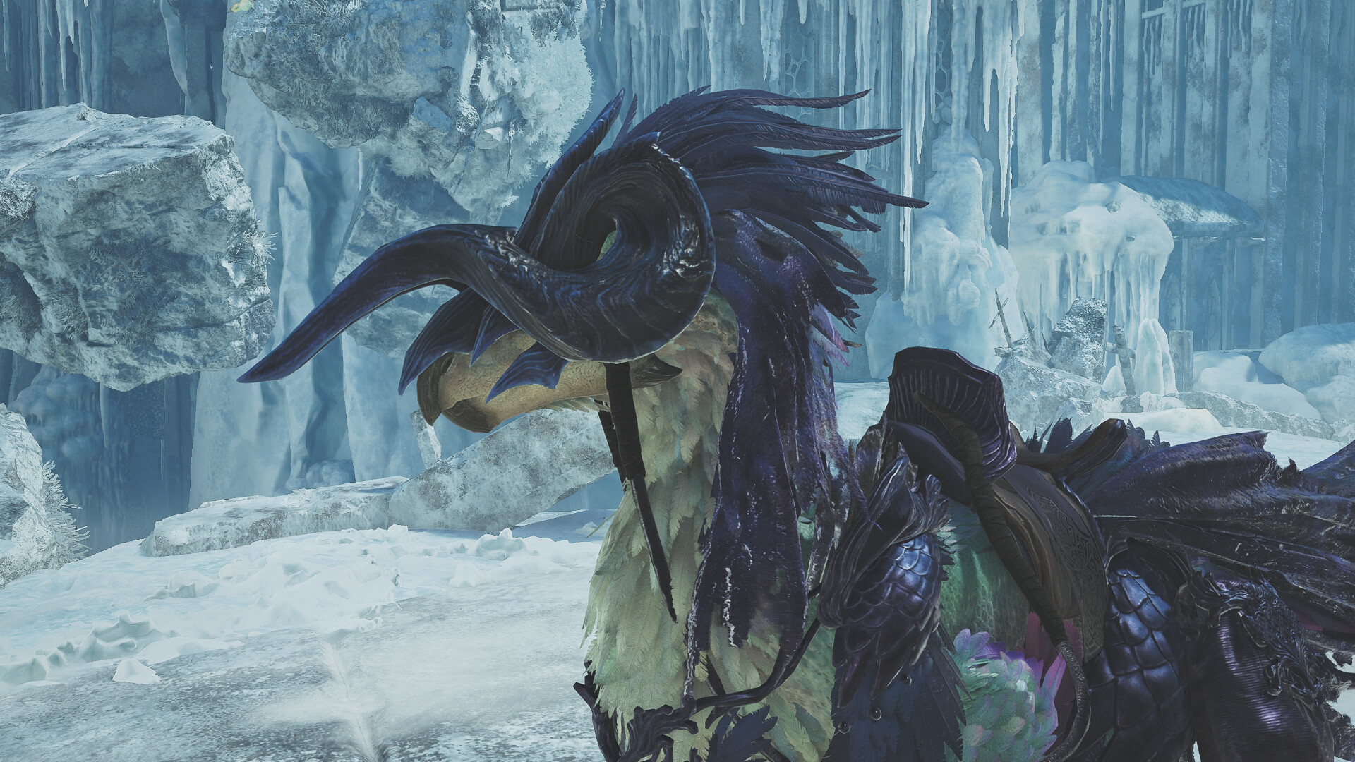 Monster Hunter Wilds - Seikret Decoration: Duskhorn Caparison Screenshot 1