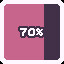 70% icon