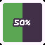 50% icon