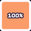 100% icon