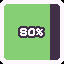 80% icon