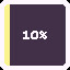 10% icon