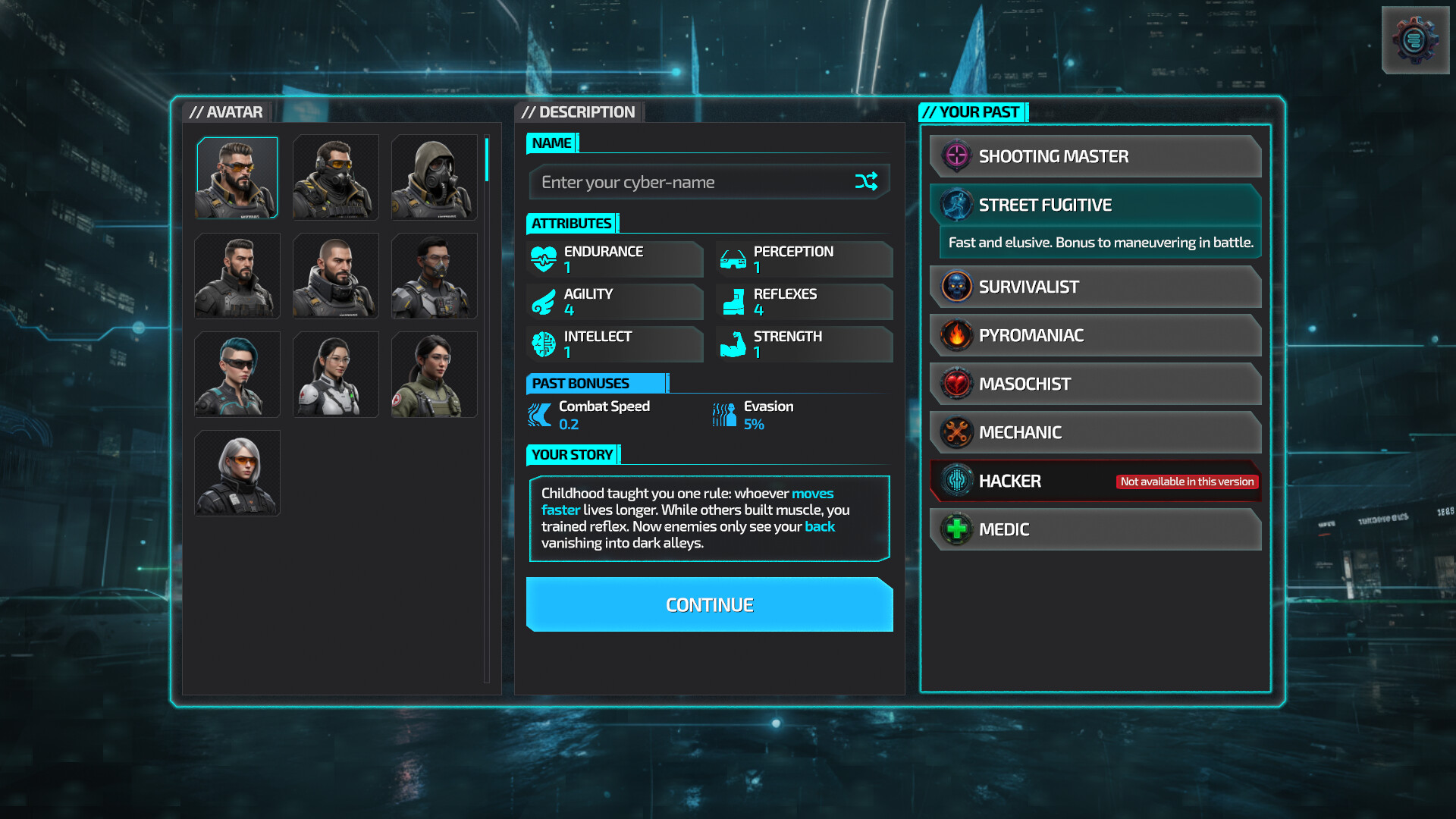 Humanity Echo: Cyberpunk Tactical RPG Screenshot 3