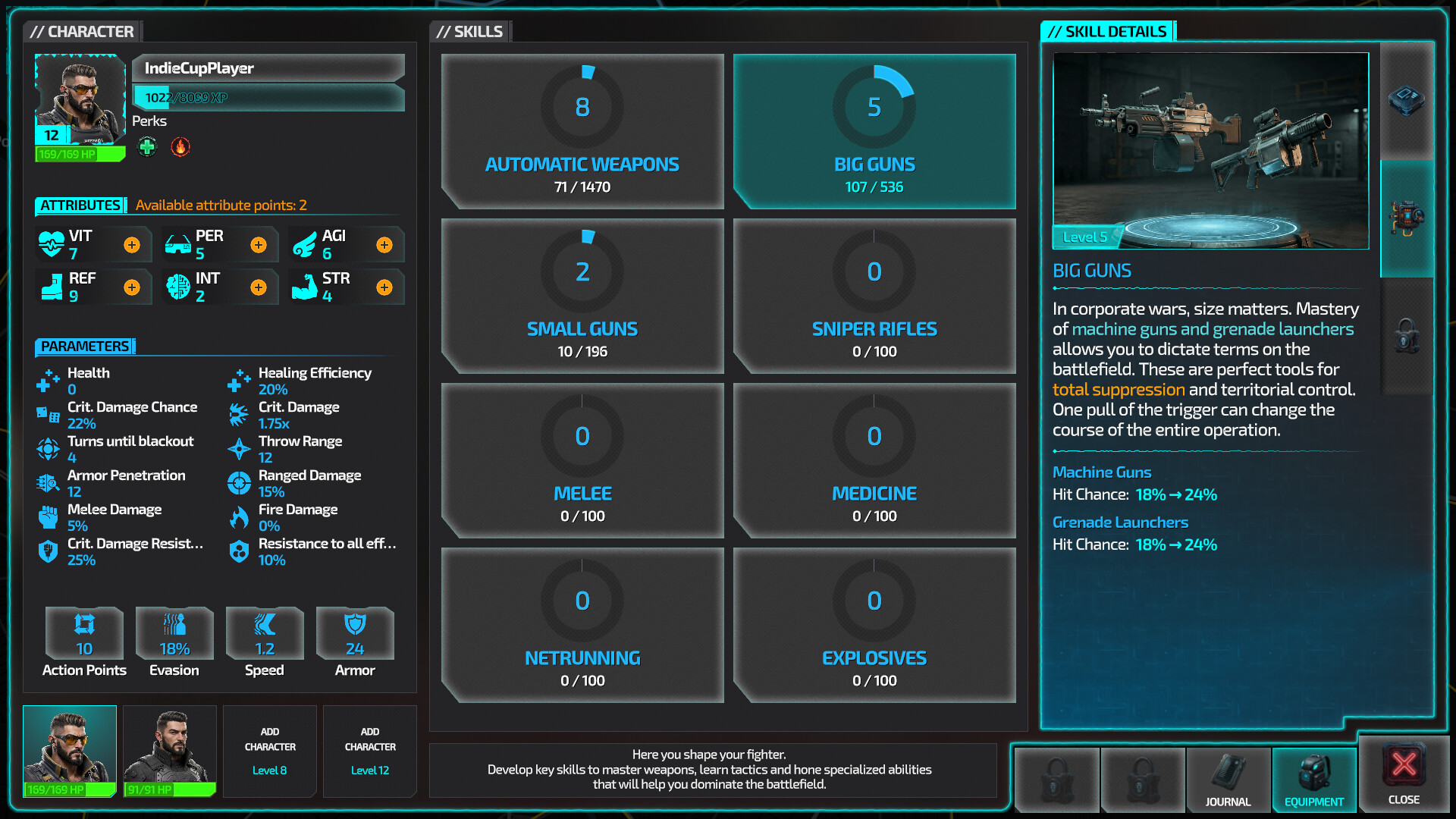 Humanity Echo: Cyberpunk Tactical RPG Screenshot 7