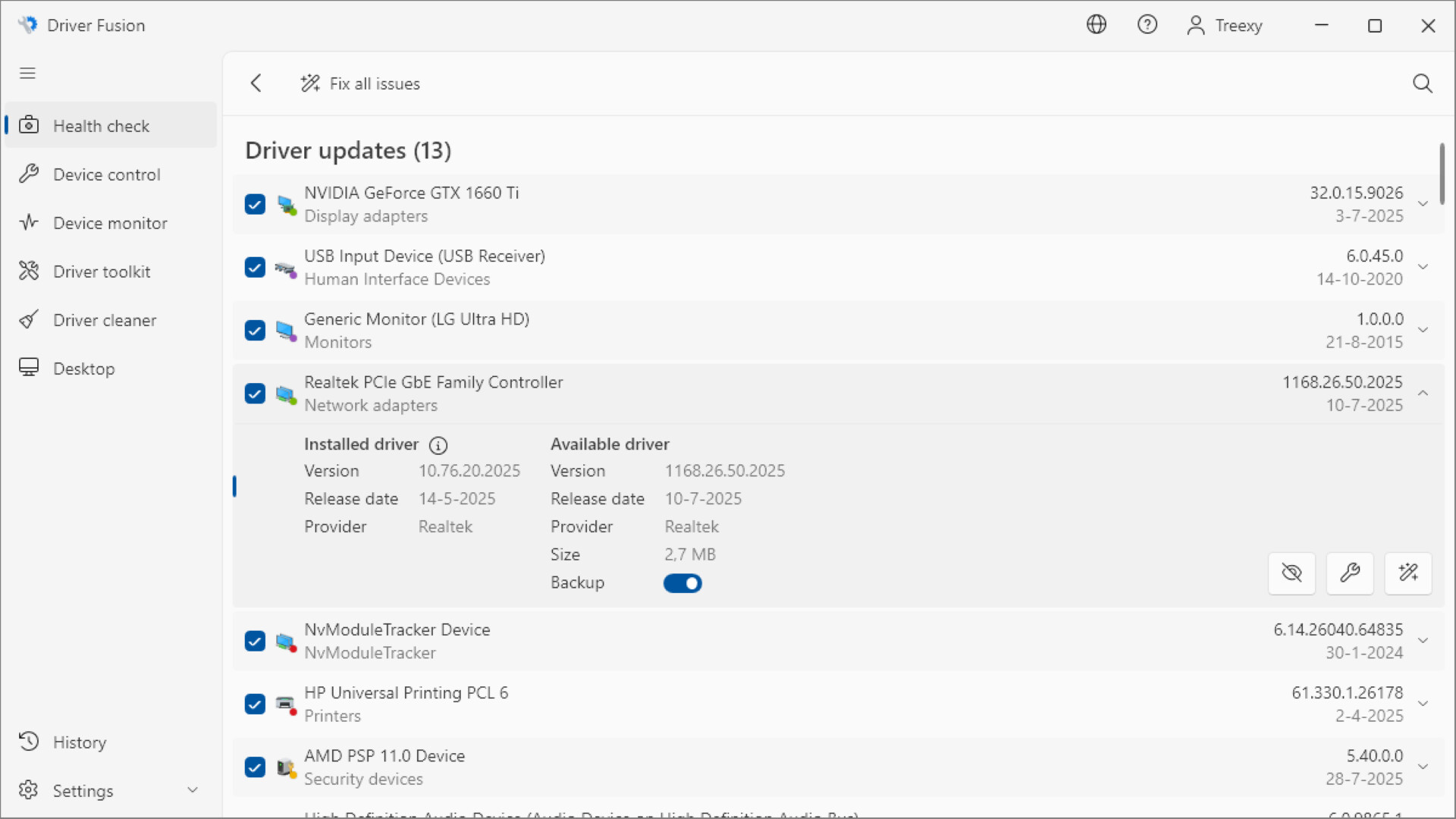 Driver Fusion Screenshot 3