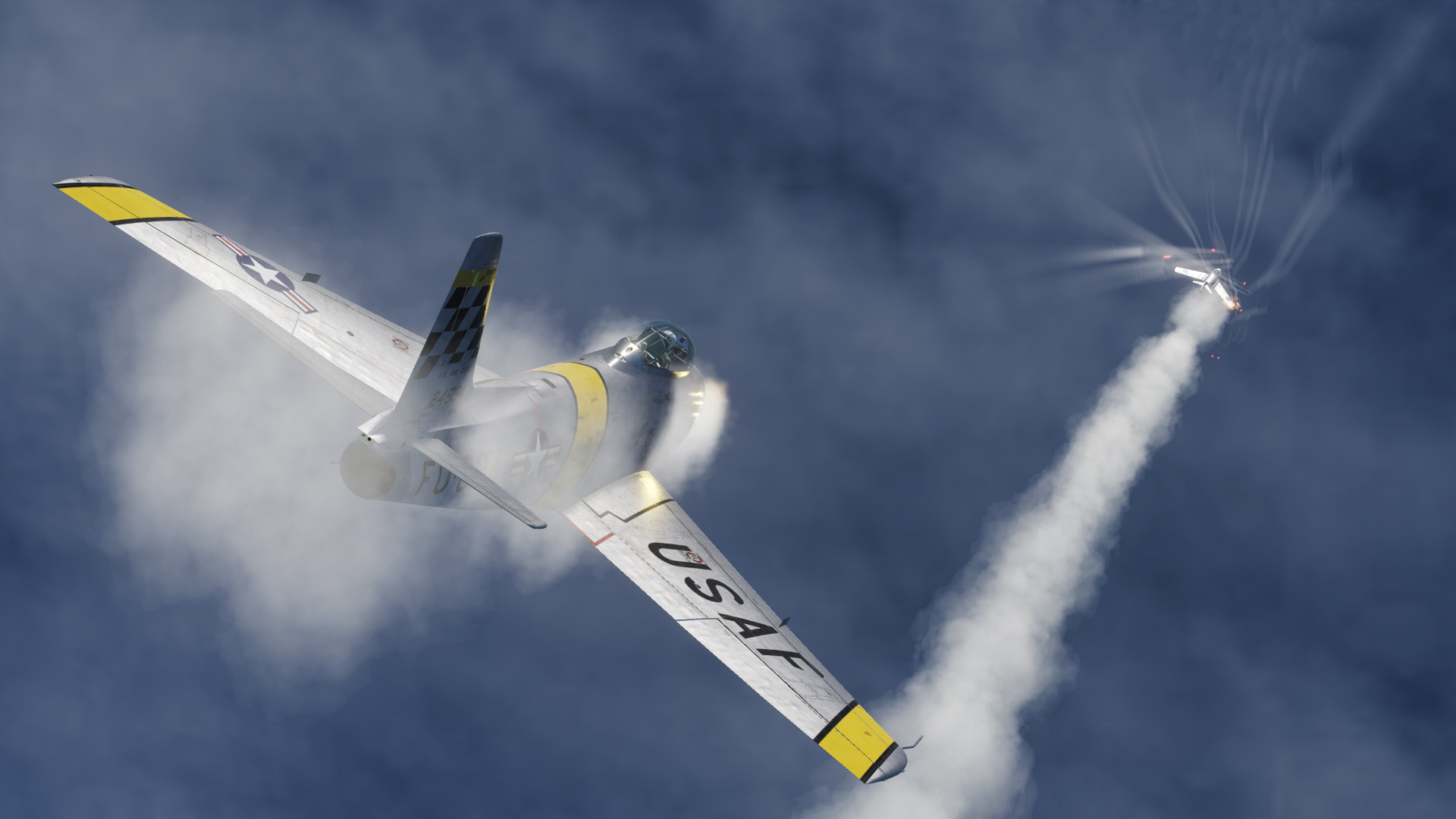 DCS: F-86F Sabre Hunters Over the Yalu Campaign Screenshot 0