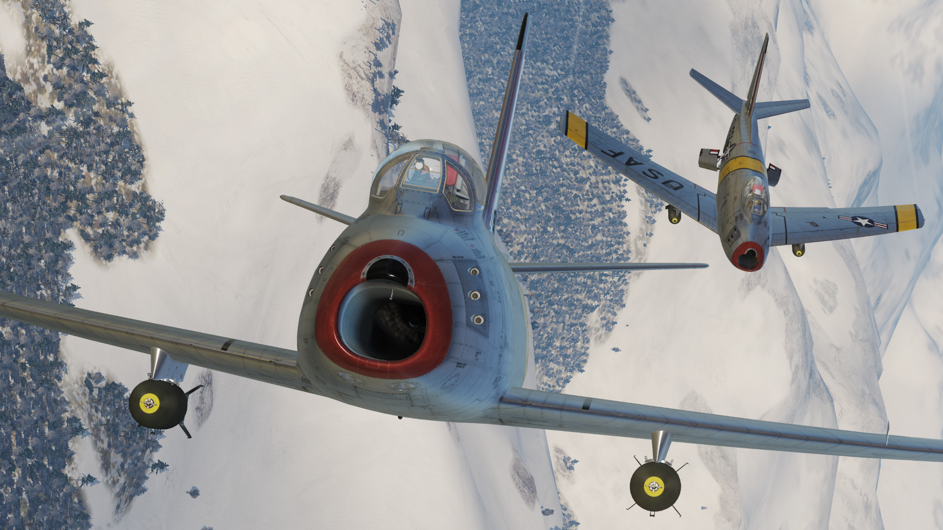 DCS: F-86F Sabre Hunters Over the Yalu Campaign Screenshot 8