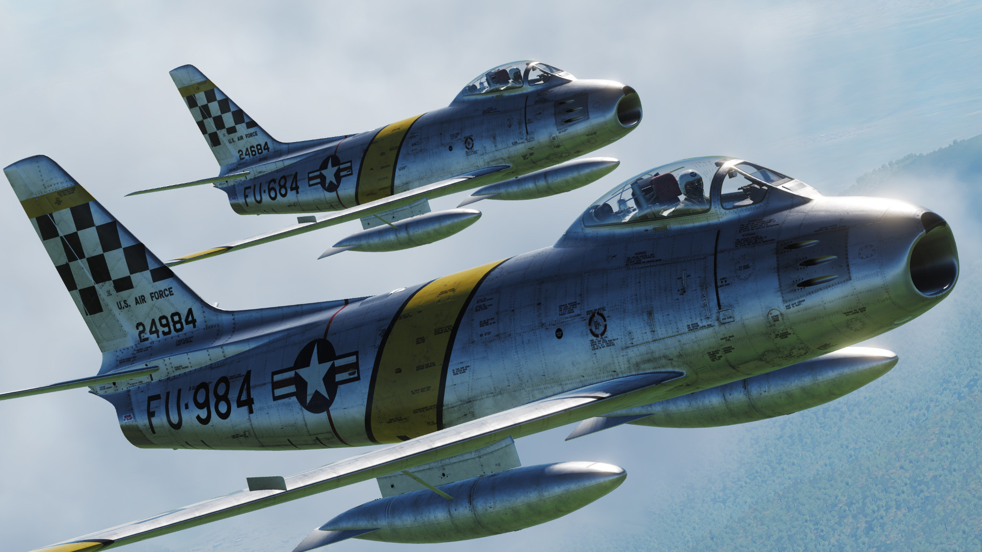 DCS: F-86F Sabre Hunters Over the Yalu Campaign Screenshot 14