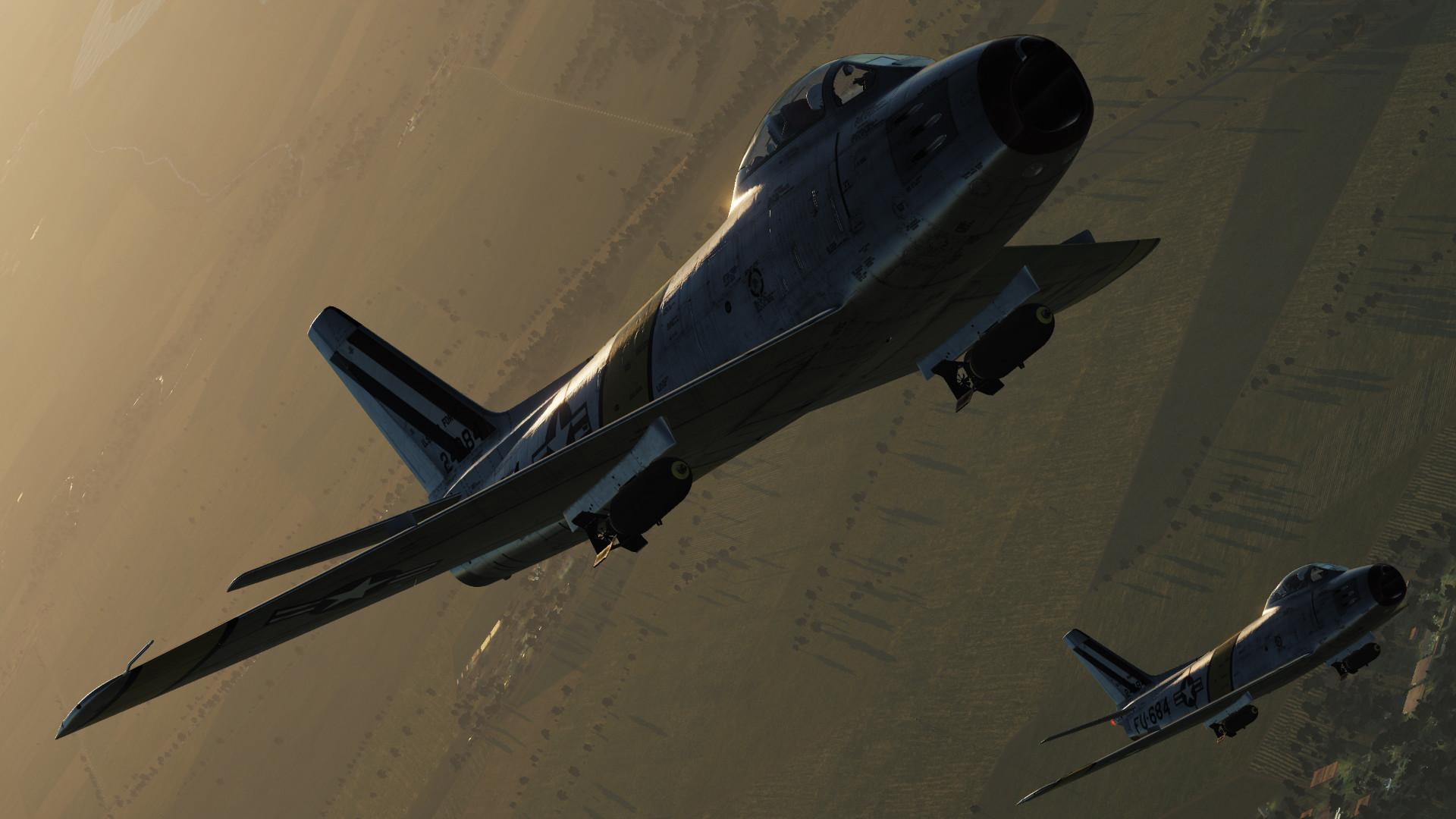 DCS: F-86F Sabre Hunters Over the Yalu Campaign Screenshot 6
