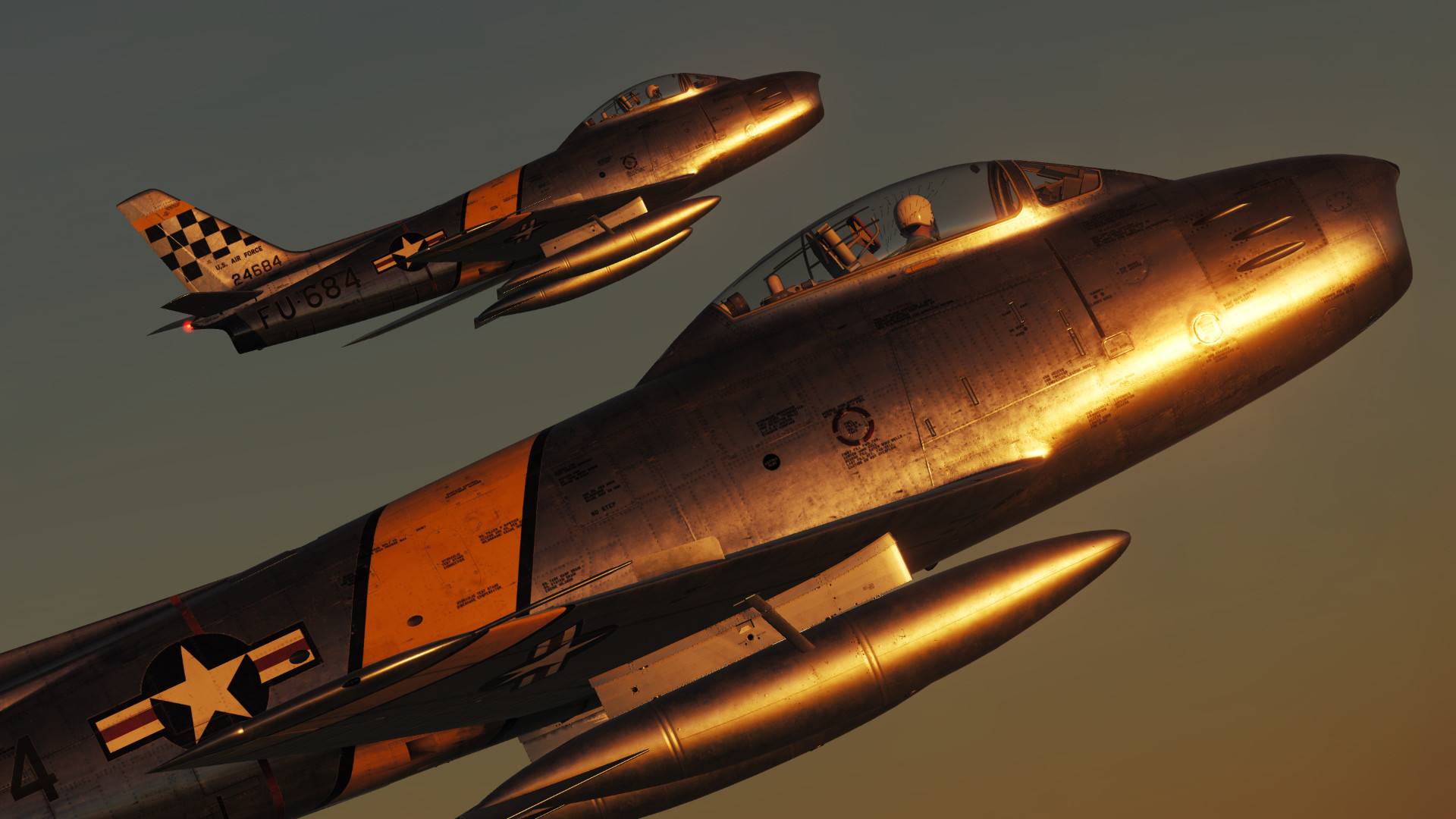 DCS: F-86F Sabre Hunters Over the Yalu Campaign Screenshot 4