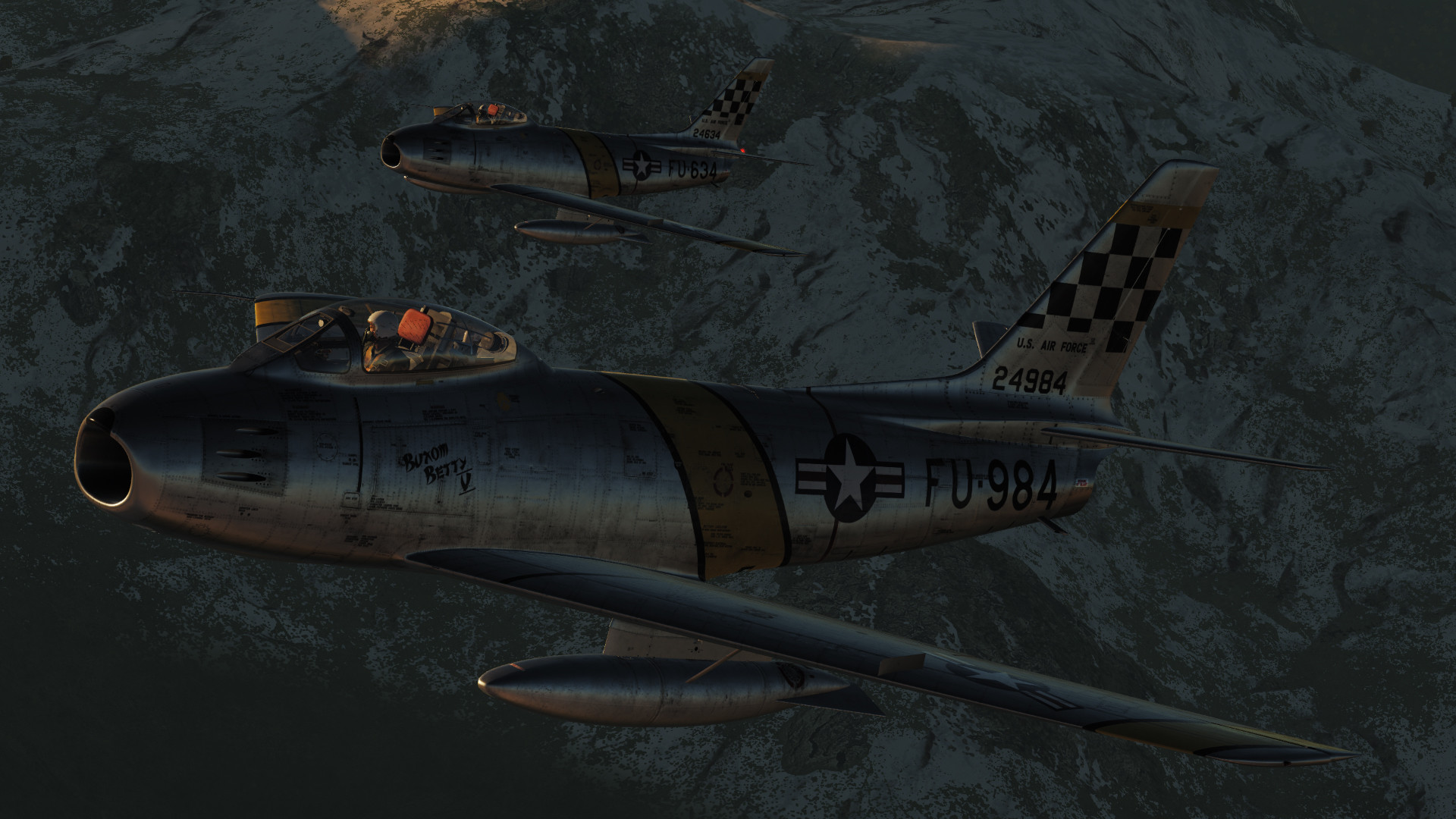 DCS: F-86F Sabre Hunters Over the Yalu Campaign Screenshot 9